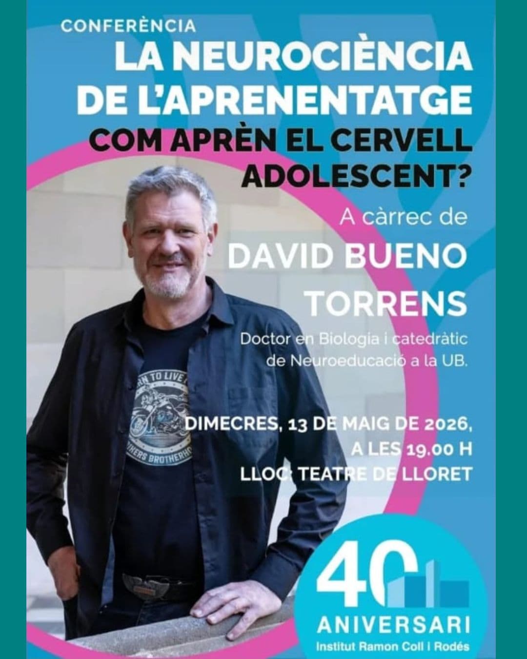 La neurociència de l’aprenentatge. Com aprèn el cervell? Conferència de David Bueno