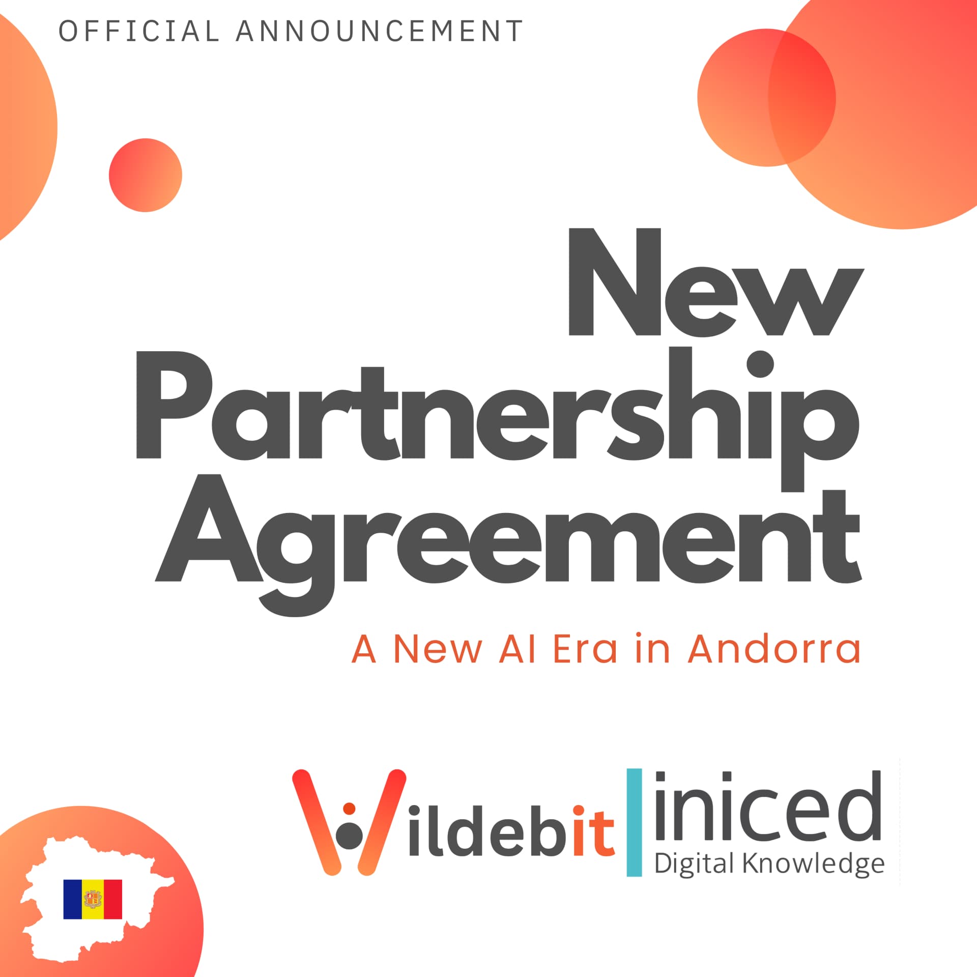 Announcing Our Strategic Partnership with Iniced: A New AI Era in Andorra