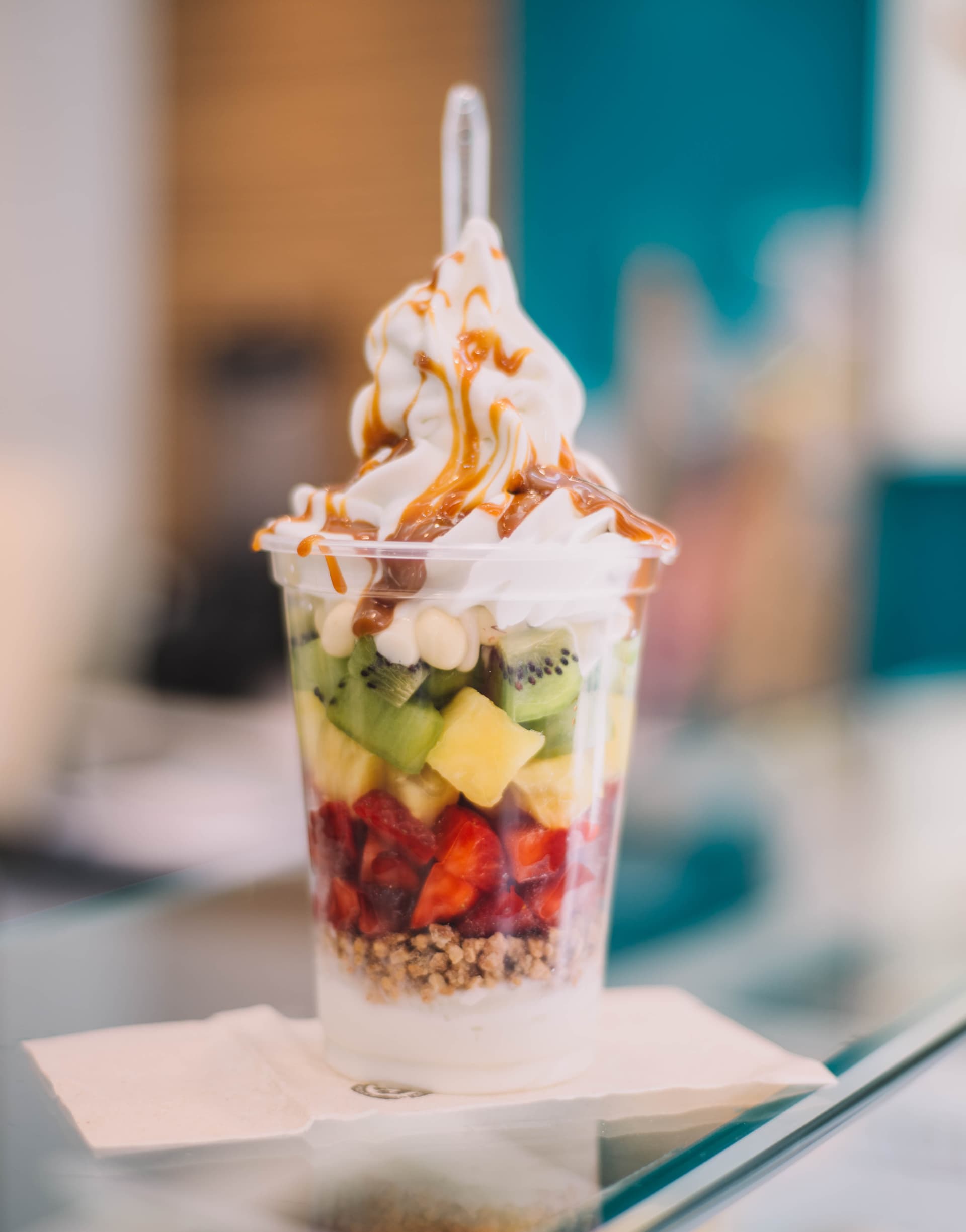 Iogurt gelat i Healthy Food a Lloret de Mar