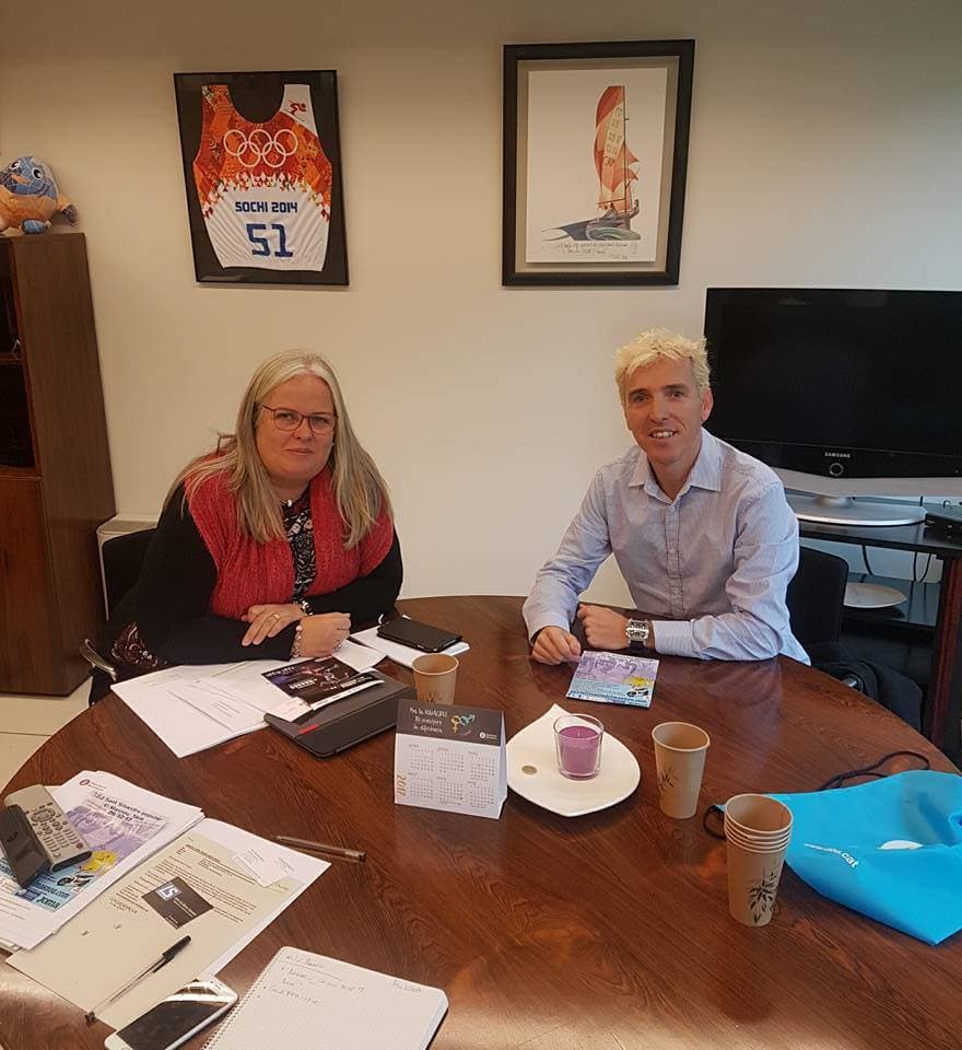 Img - La diputada de deportes Maite Fandos conoce las últimas novedades de La Sansi