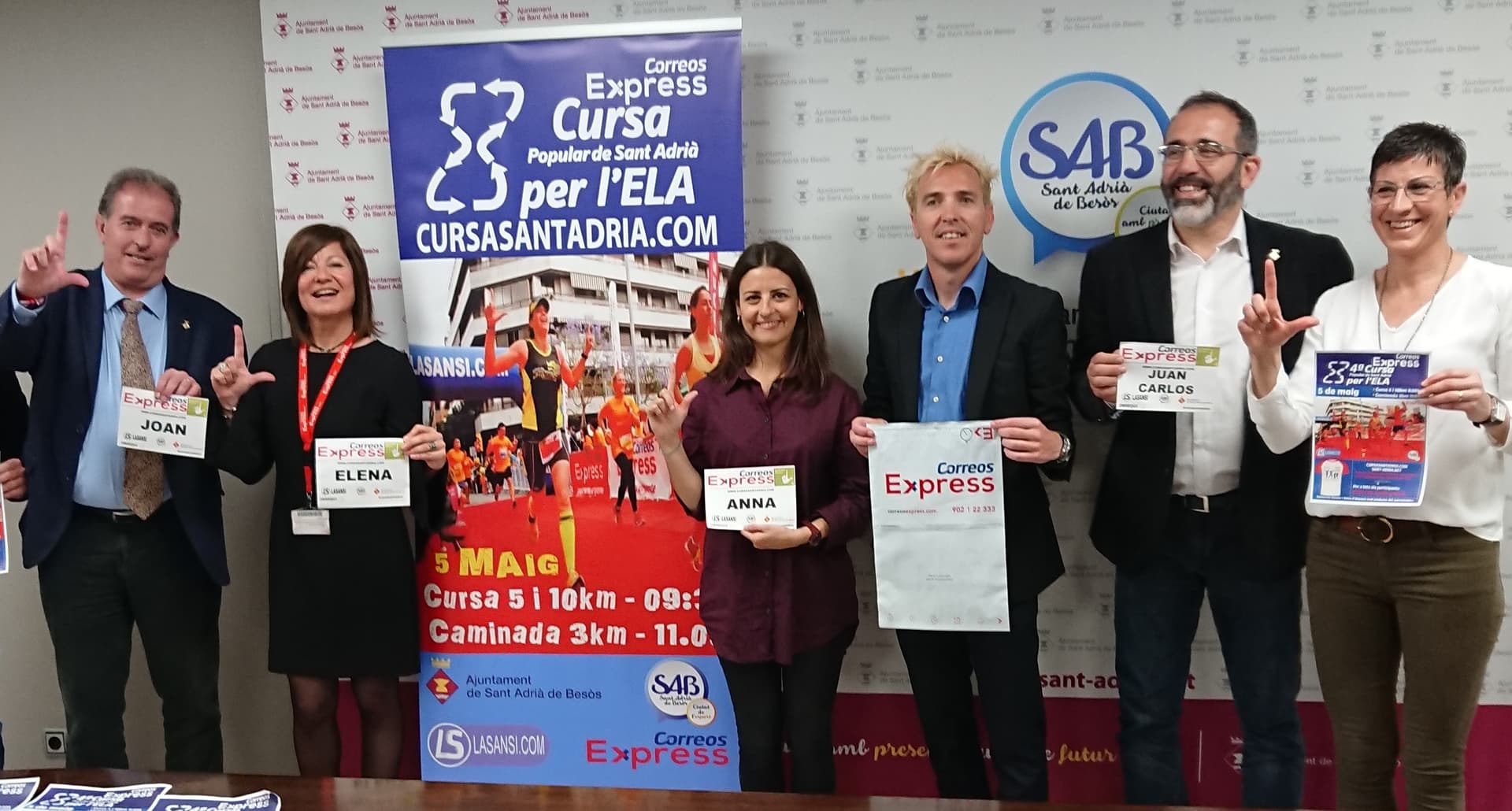 Img - Presentación de la cuarta Carrera popular por la ELA