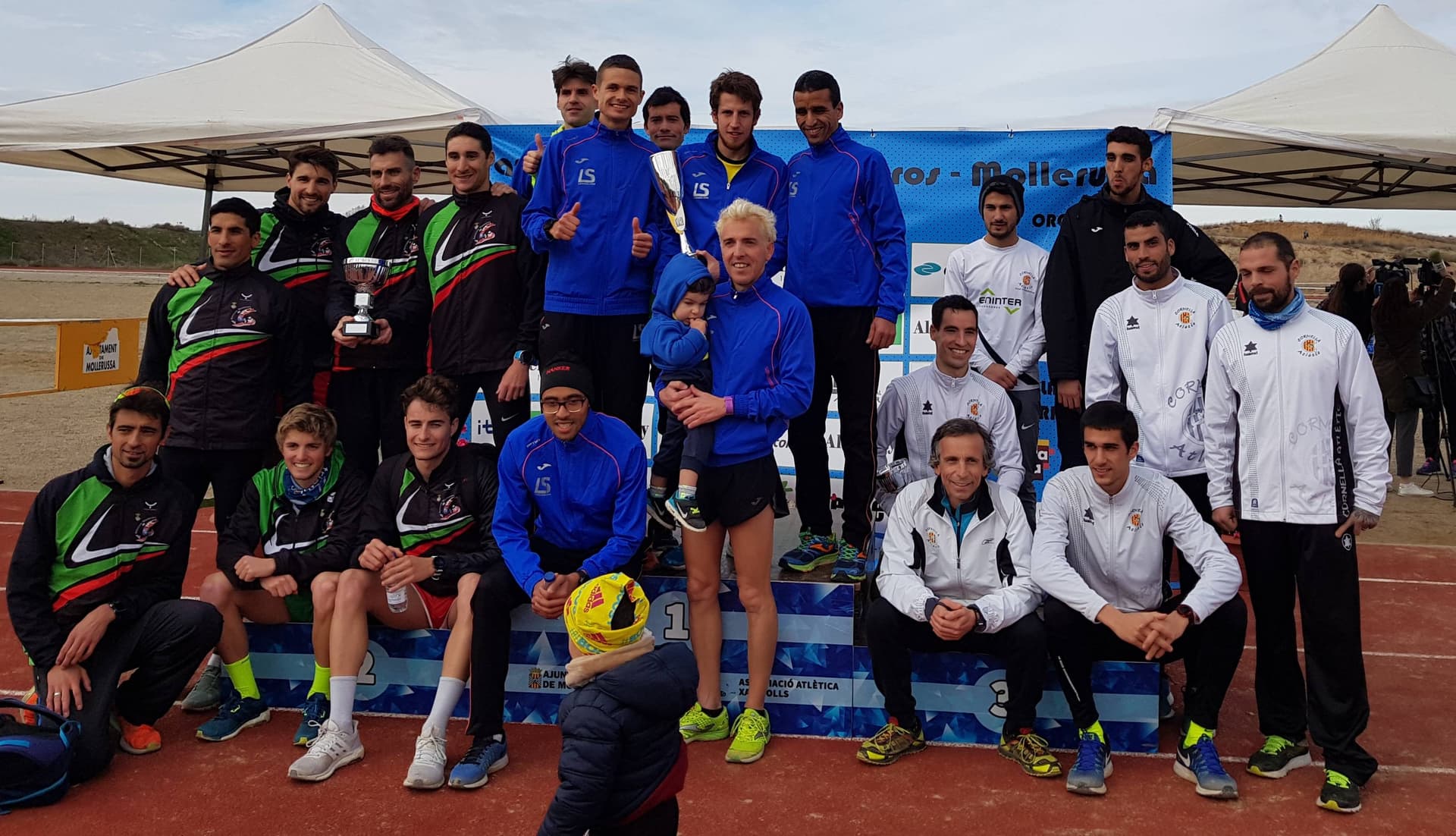 Img - La Sansi Campeones en hombres y mujeres en el 99e campeonato catalán de cros largo 11/02/18 Mollerussa