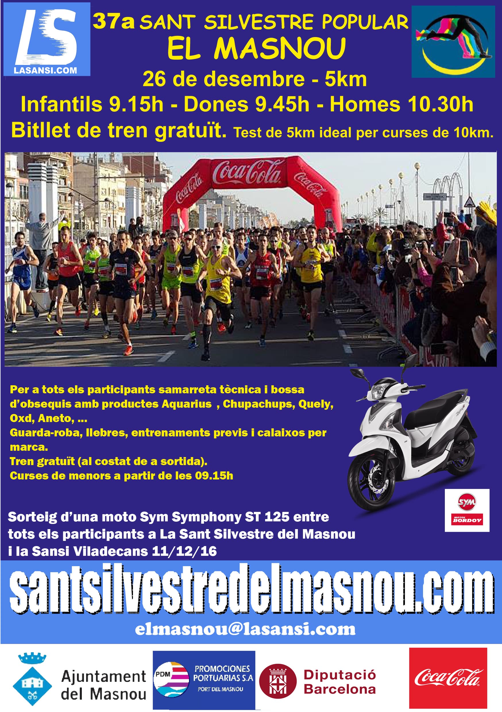 Img - Inscripciones abiertas a la 37ª Santo Silvestre del Masnou 5km - 26/12/16