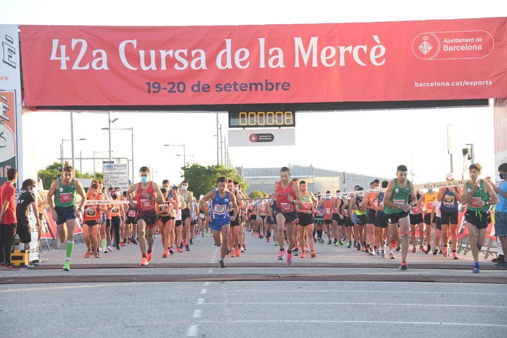 Img - Artur Bossy and Gema Barrachina, winners of the Cursa de la Mercè 2020