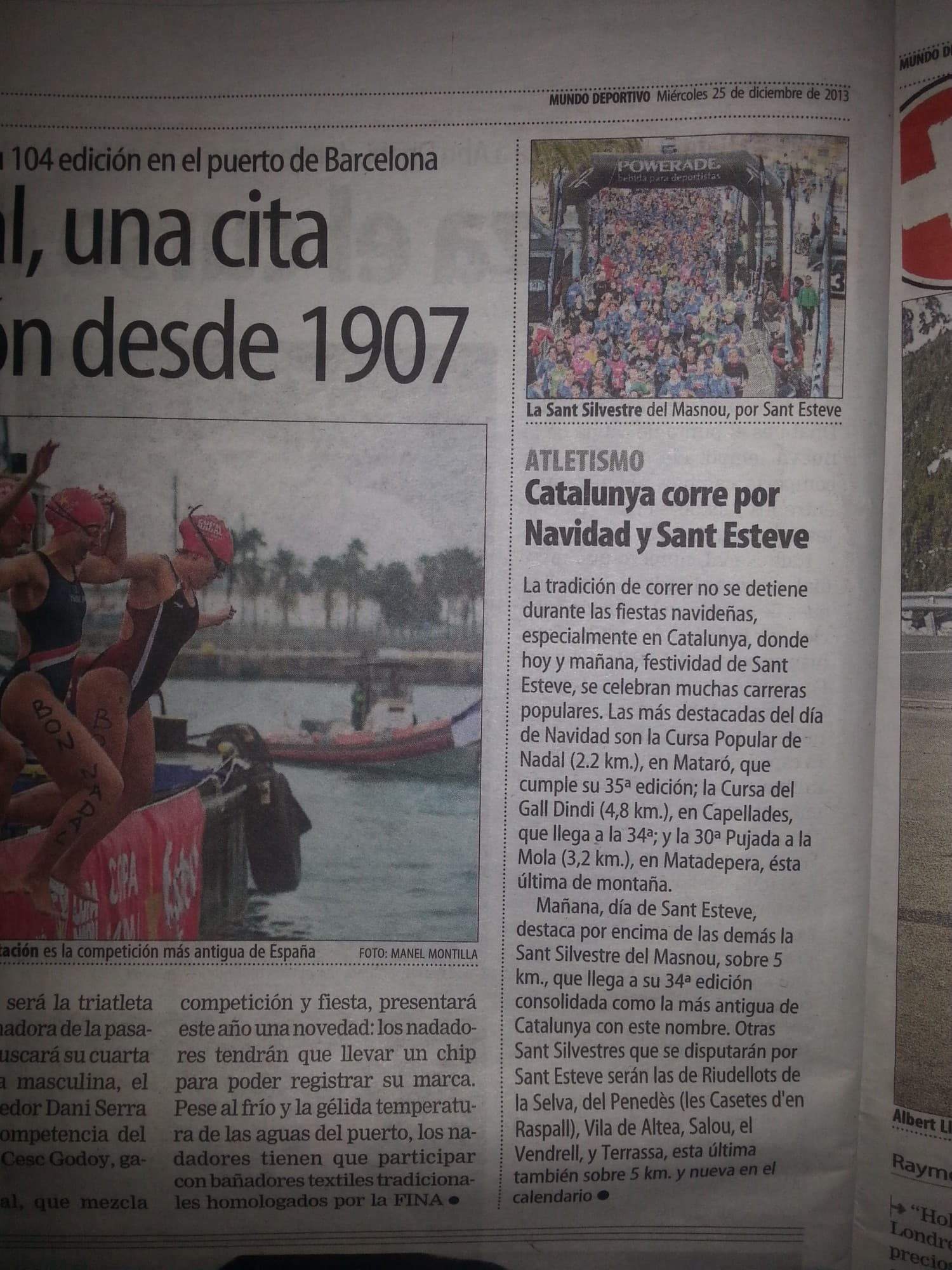 Img - Fifa y Bahom ganan la 34 ª San Silvestre del Masnou con más de 2.000 llegados