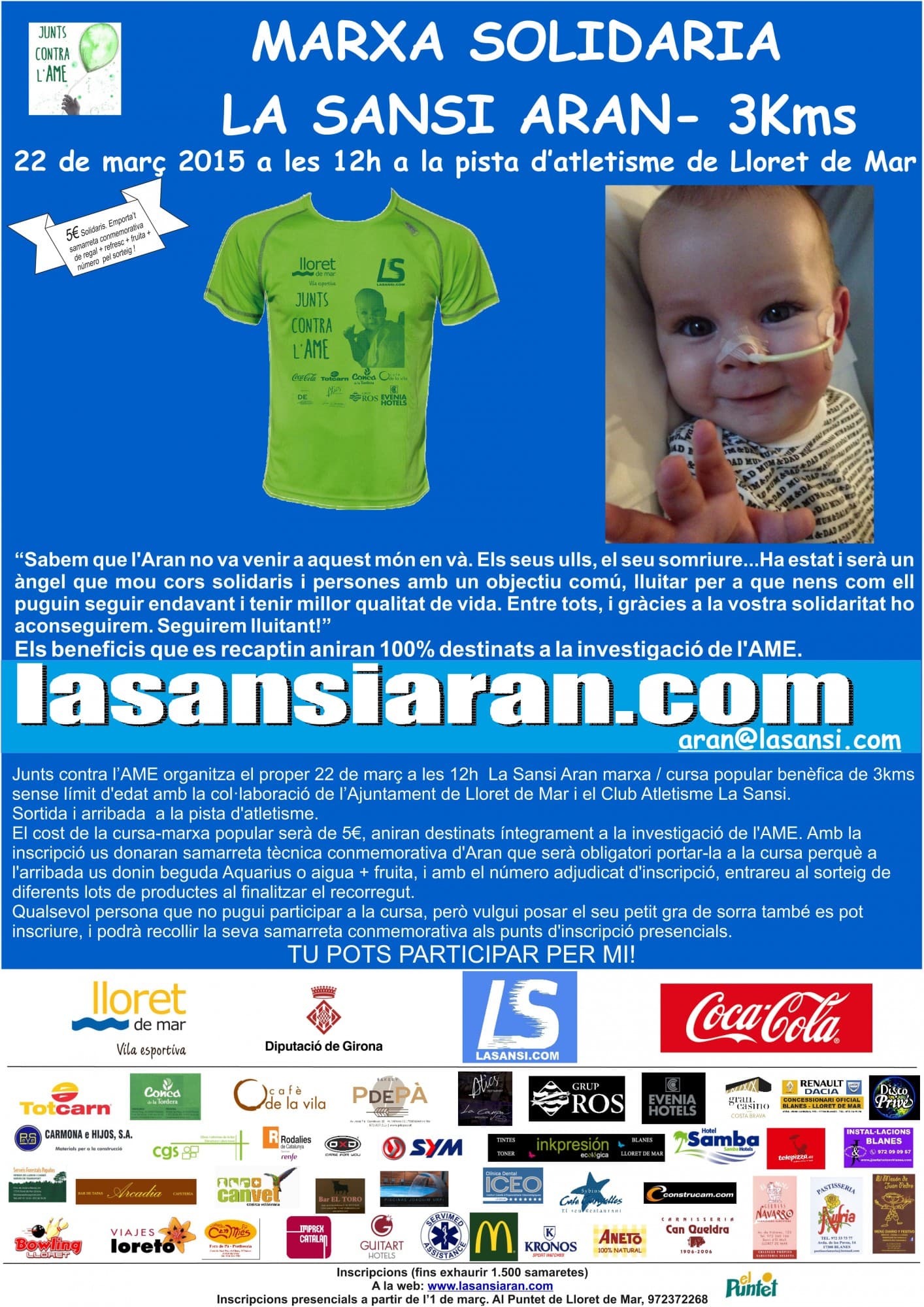 Img - Ya son más de 1.000 inscritos a la Marcha Solidaria La Sansi Aran 22/03/15! El límite son 1.500.