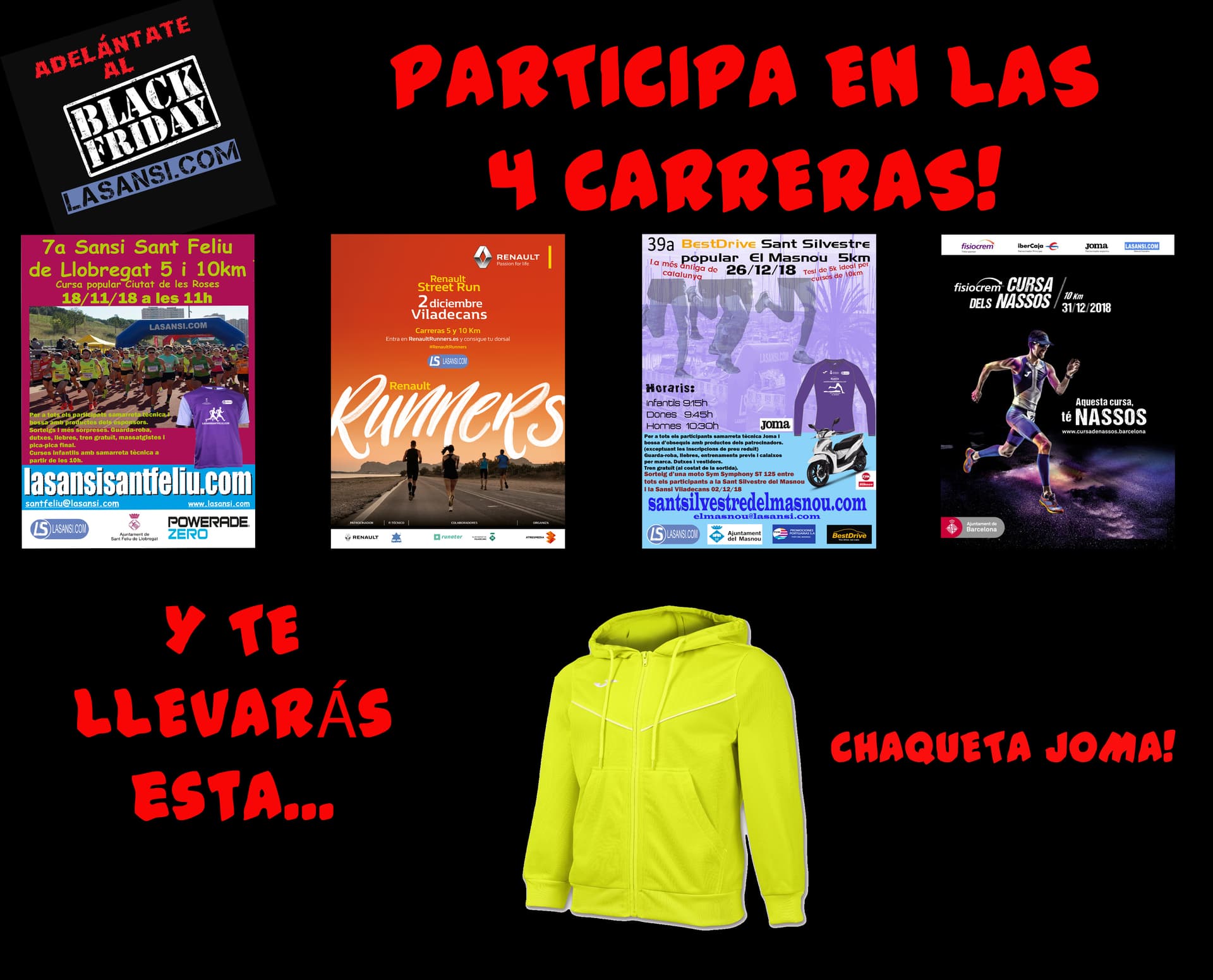 Img - Nos adelantamos al Black Friday! Corre gratis!
