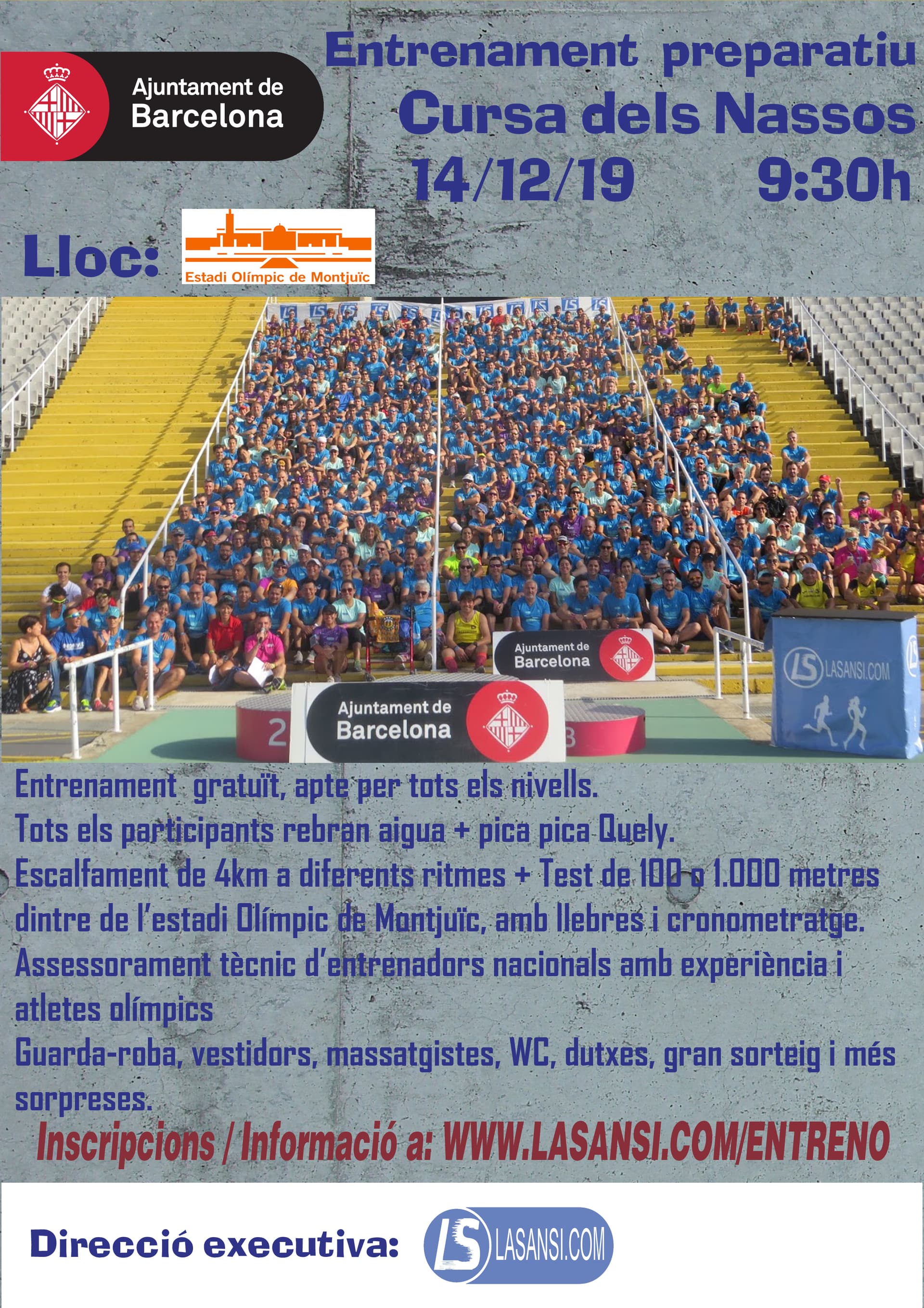 Img - Inscripcions obertes al Macroentreno Cursa dels Nassos 2019