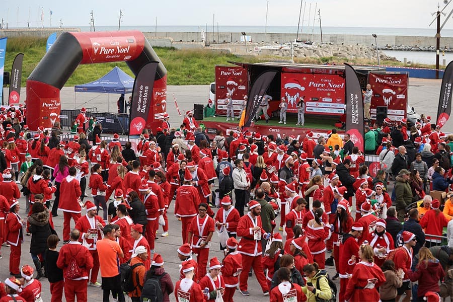Carrera Papa Noel Barcelona