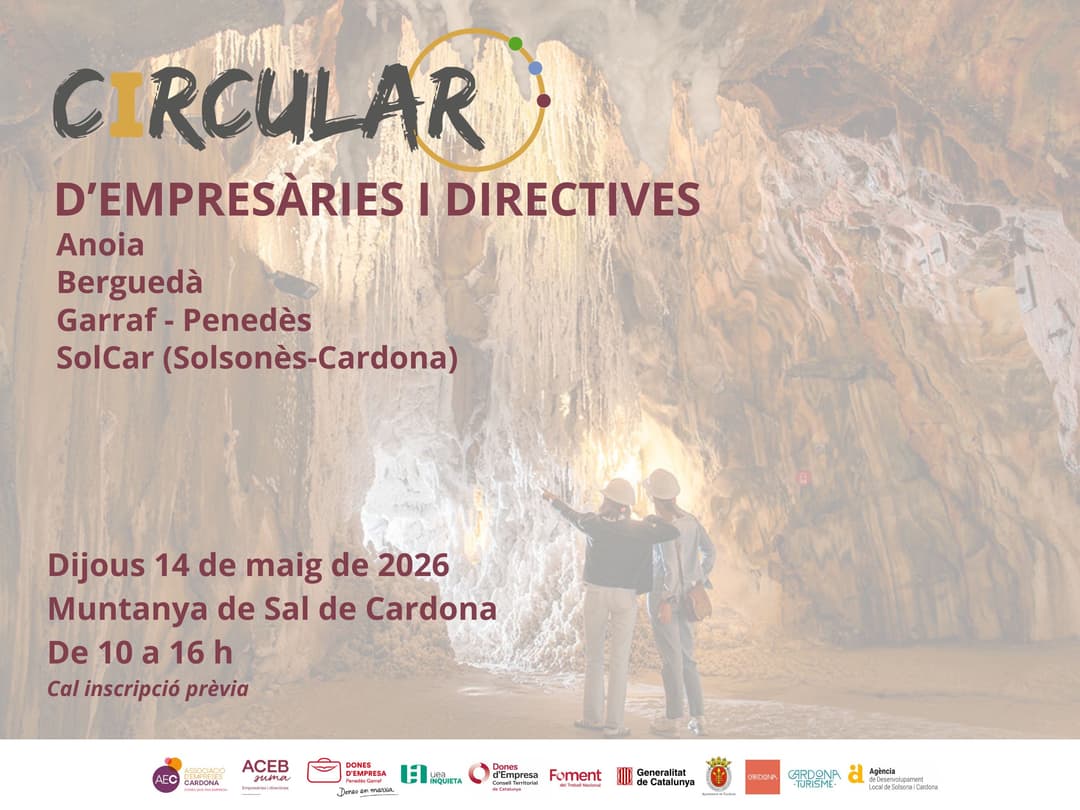 Circular d'empresàries i directives de l'Anoia, Berguedà, Garraf-Penedès i SolCar (Solsonès-Cardona)