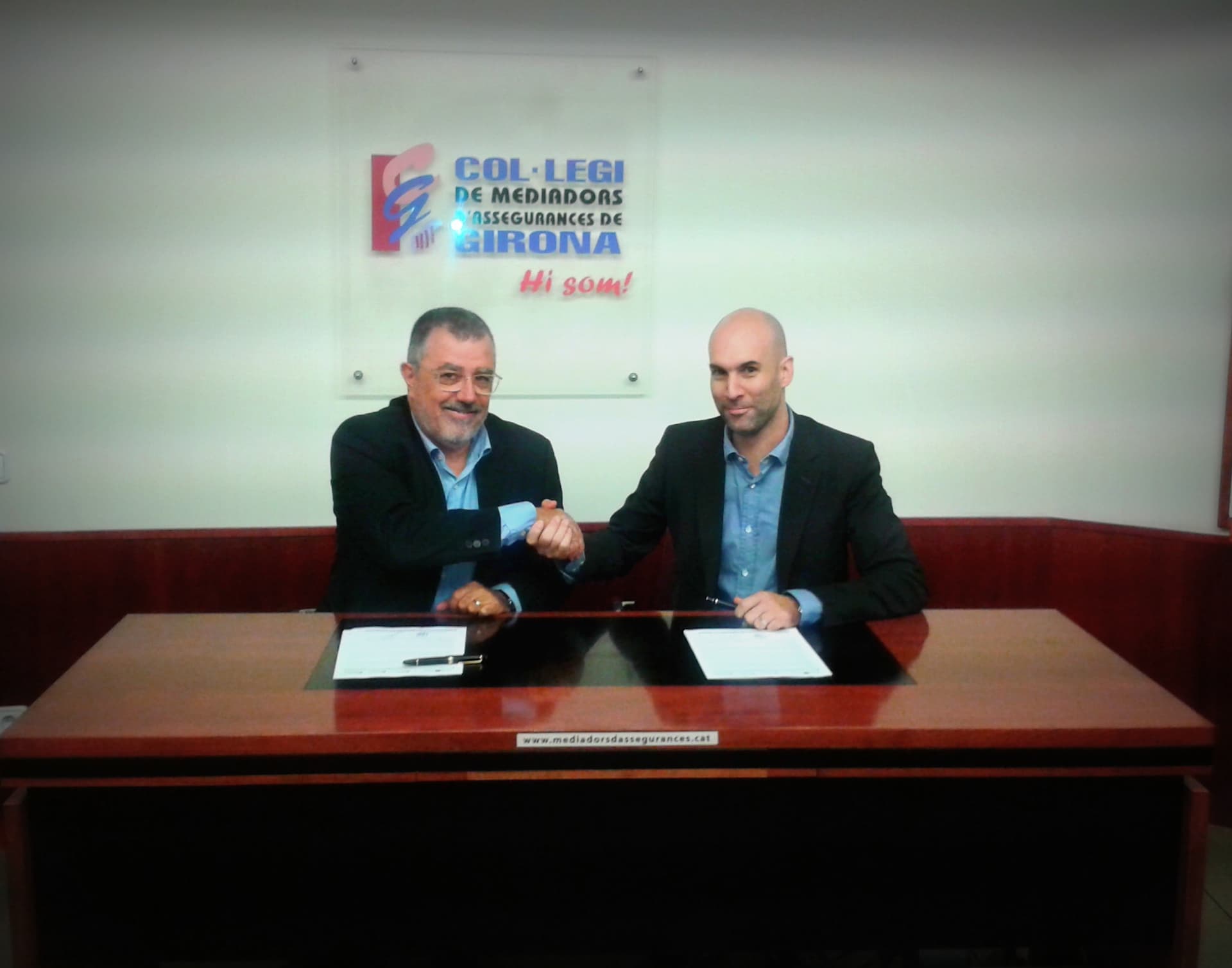 Conveni col·laboració Col·legi de Mediadors d'Assegurances de Girona