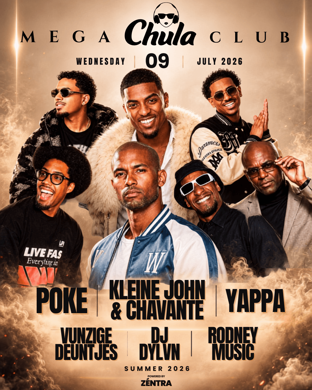 POKE & KLEINE JOHN & CHAVANTE & YAPPA SS & VUNZIGE DEUNTJES & DJ DYLVN & RODNEY MUSIC