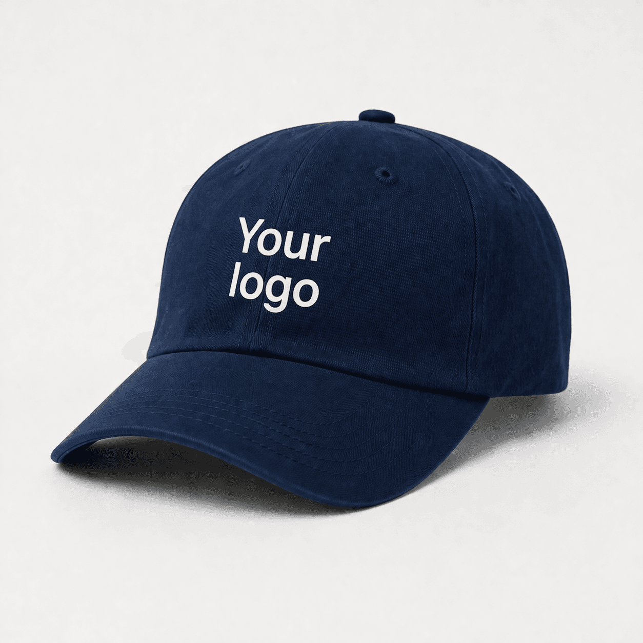 Gorra azul con tu logo